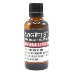 Olio da Massaggio - Conoscenza e Memoria - Pepe Nero, Bergamotto e Petitgrain - 50ml