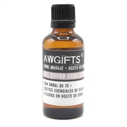 Olio da Massaggio - Per la testa - Tea Tree ed Eucalipto - 50ml