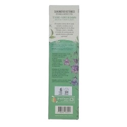 Sahumerio Incienso Botánico de Te Verde - Flor de Champa - Sagrada Madre
