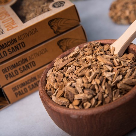 Pastillas de Incienso en Resina Palo Santo 4 unidades - Sagrada Madre - Defumación Activada - Ecoartesanal