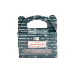 SATYA Conos de Reflujo Palo Santo - Blackflow Dhoop Cones - Cajita de 24 conos