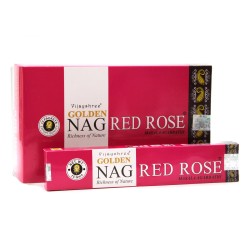 Golden Nag Wierook 15g - Rode Roos - doos van...