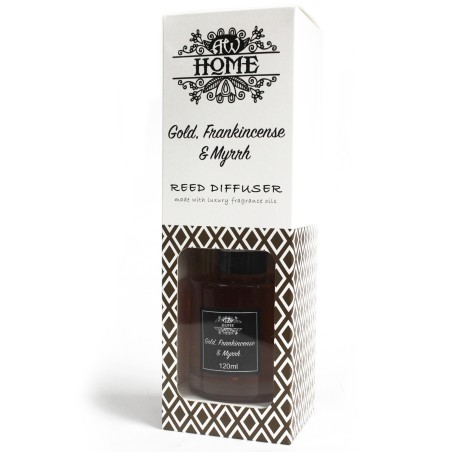 Mikado Lufterfrischer Aromatischer Diffusor 120ml - Gold, Weihrauch und Myrrhe