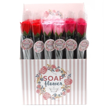 Flors de Sabó - Roses Petites - 1 unitat - Color Aleatori - 26x8cm