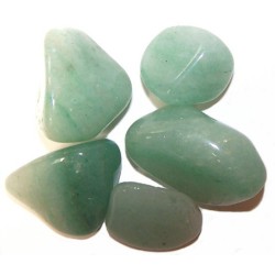 L Tumble Stones - Aventurina Clara - 24 unidades