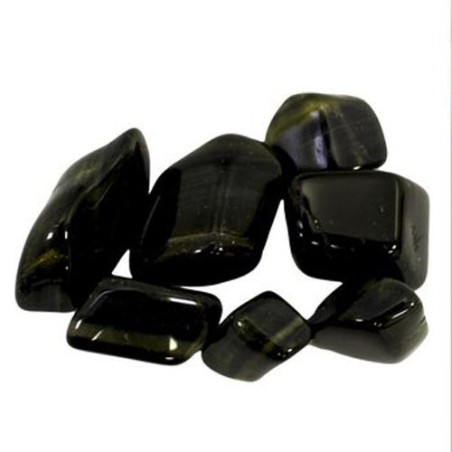 L Tumble Stones - Ojo de Tigre (Azul) - 24 unidades