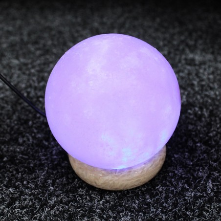Llum de sal de bola USB de qualitat - 8 cm (multi)