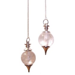 Pendules Sphère - Quartz de roche