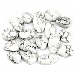Pedra preciosa africana / Howlite Blanco 20...