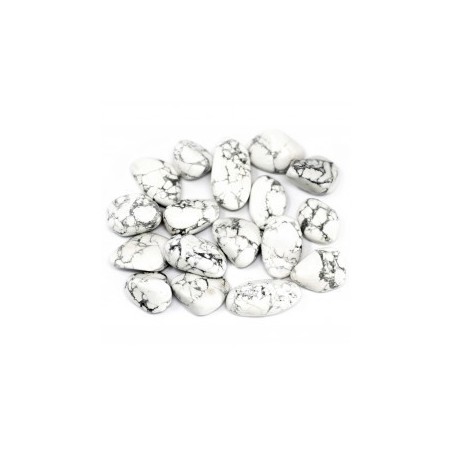 Pietra preziosa africana / Howlite bianca 20 unità