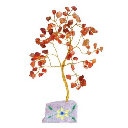 Carnelia- 80 Stone Arbol Indio de Gemas