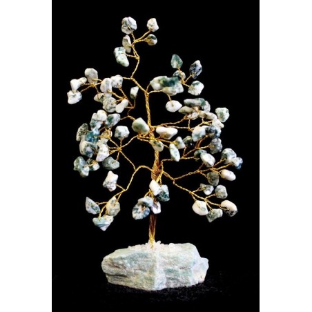 Agata Verde - 80 Stone Arbol Indio de Gemas