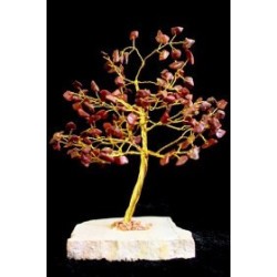 Diaspro rosso - Albero di gemme indiane con 160...