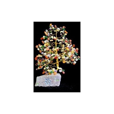 Multi-Edelstein - 320 Steine Indischer Edelsteinbaum