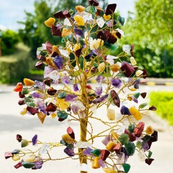 Multi-gema - 320 Stone Arbol Indio de Gemas