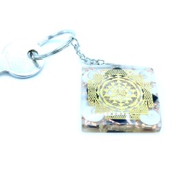 Chaveiro Orgonite Power - Protetor de Turmalina...