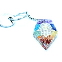 Chaveiro Orgonite Power - Pedras Preciosas...