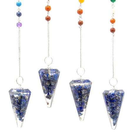 Orgonit Power Chakra Pendel - Lapis