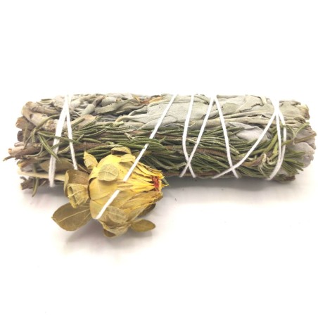 Atado de Salvia de la Paz Smudge Made in México - Atado de Hierba 10cm
