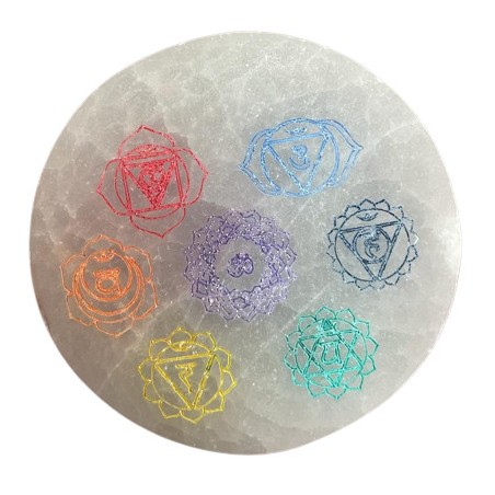 Kleine Ladeplatte 8cm - Chakra Design - Farbe