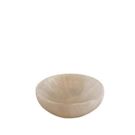 Runde Selenit-Schale - 10cm