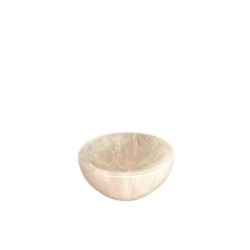 Ciotola rotonda in selenite - 8 cm