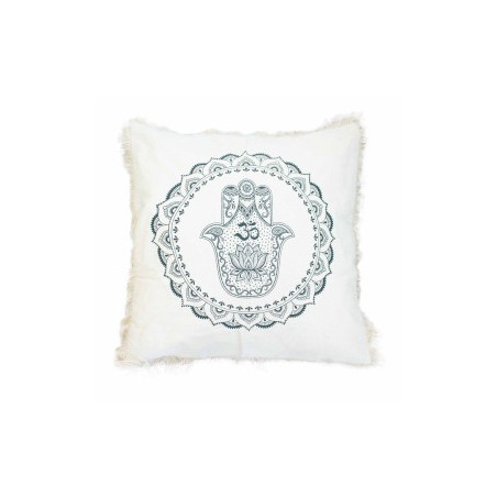 Coixí Hamsa Mandala - 45x45cm - verd