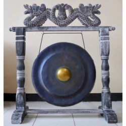 Gong de méditation moyen avec support - 50cm -...