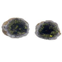 Geode de calcit colorate - piatră naturală -...