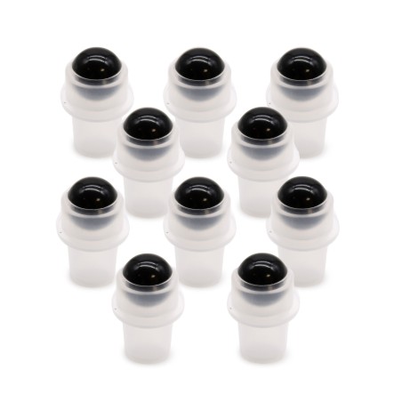 Gemstone roller tip for 5ml bottle - Black Tourmaline