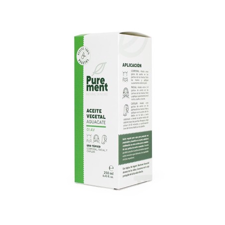 ACEITE VEGETAL DE AGUACATE 250ML PUREMENT