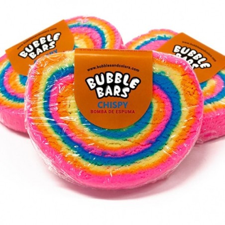 BOMBA ESCUMA CHISPY BUBBLES & COLORS 6 UNITATS