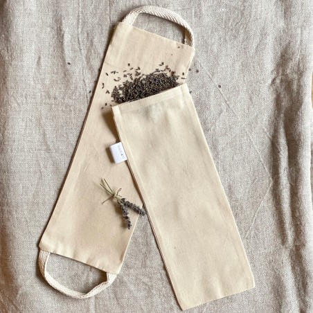 25x Funda para bolsa de trigo natural de 8 oz - Sin impresión - 40x14 (cm)