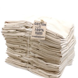 25x 8oz Natural Wheat Bag Sleeve - Unprinted -...