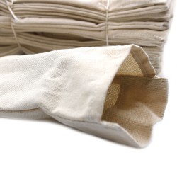 50x Almohadilla para ojos de Algodón 8 oz - Sin impresión - 23x11x1 (cm)