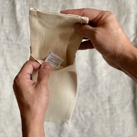 50x Almohadilla para ojos de Algodón 8 oz - Sin impresión - 23x11x1 (cm)