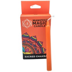 Velas Mágicas Manifest (pack de 12) - Naranja - Chakra Sacro SWADISHTHANA