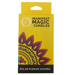 Bougies Manifest Magic (paquet de 12) - Jaune -...