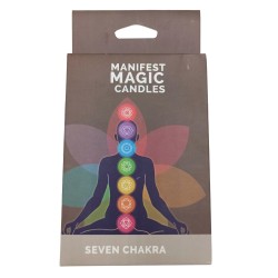 Candele Manifesto dei Sette Chakra (confezione...