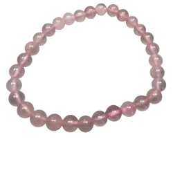 Edelstein Manifestation Armband - Rosenquarz -...