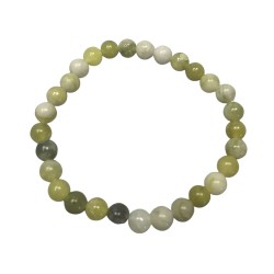 Edelsteen Manifestatie Armband - Olijf Jade -...