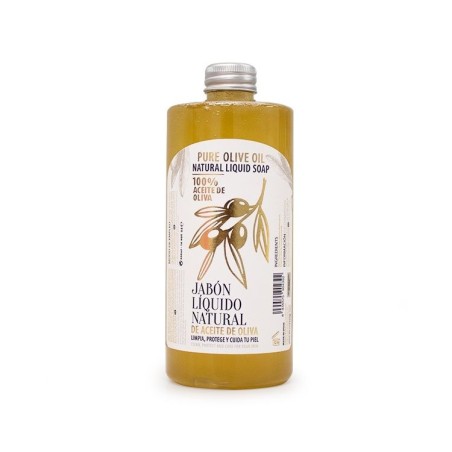 NATURAL OLIVE OIL LIQUID SOAP 500ML 100%