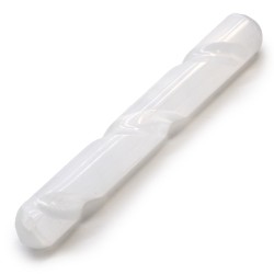 Selenite Spiral Wand - Approx.16 cm (Both ends...