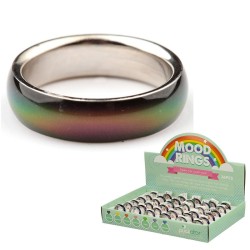 RINGS CHANGE COLOR ACCORDING TO MOOD. Diameter...