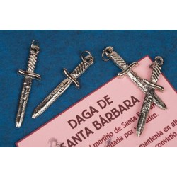 SANTA BARBARA DAGGER HANGER AMULET 4CM...
