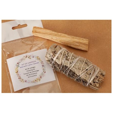 KIT DETERGENTE SALVIA, LAVANDA E PALO SANTO.