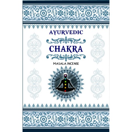 INCIENSO AYURVEDIC CHAKRA MASALA INCENSE - 1 paquete de 15 barritas