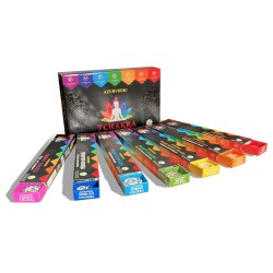 KIT DE INCENSO PREMIUM AYURVEDIC 7 CHAKRA Caixa...