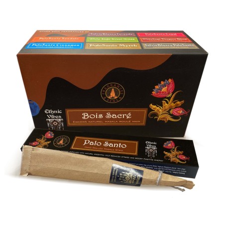 ETHNIC VIBES PALO SANTO DUFT & SENS MASALA RÄUCHERSTÄBCHEN 1 Schachtel mit 15gr.
