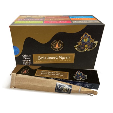ENCENS ETHNIC VIBES PAL SANT + MIRRA FRAGANCES & SENS MASALA 1 Capseta de 15gr.